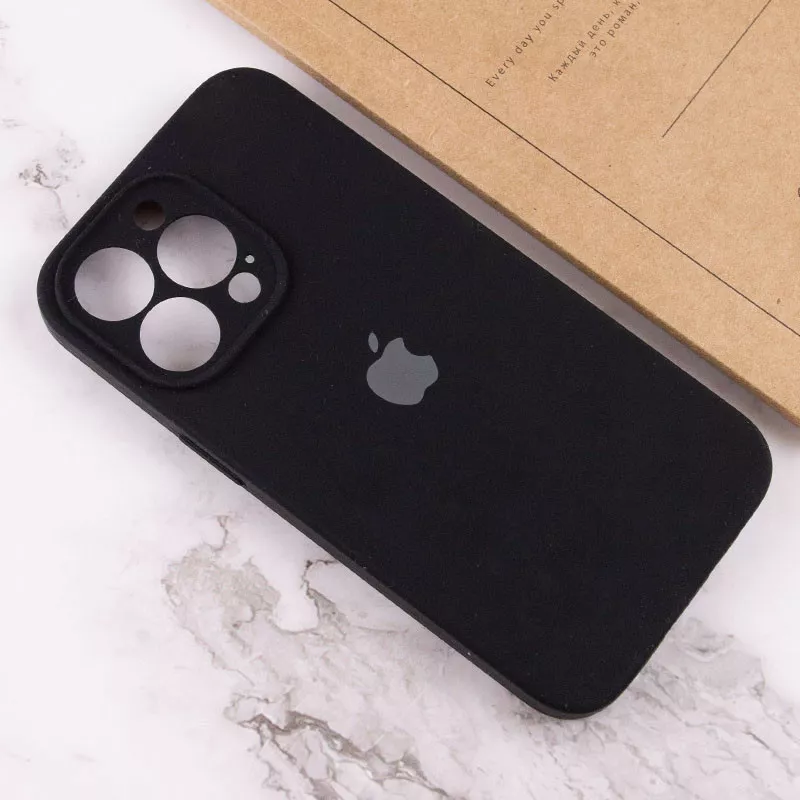Чохол Silicone Case Full Camera для Apple iPhone 14 Pro Max  Black - фото 3