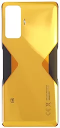 Задняя крышка корпуса Xiaomi Poco F4 GT глянцевая Cyber Yellow