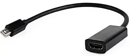 Видео переходник (адаптер) Cablexpert Mini DisplayPort - HDMI M-F Black (A-mDPM-HDMIF4K-01) - миниатюра 2