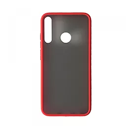 Чехол 1TOUCH Gingle Matte Huawei Y7p 2020 Red/Black