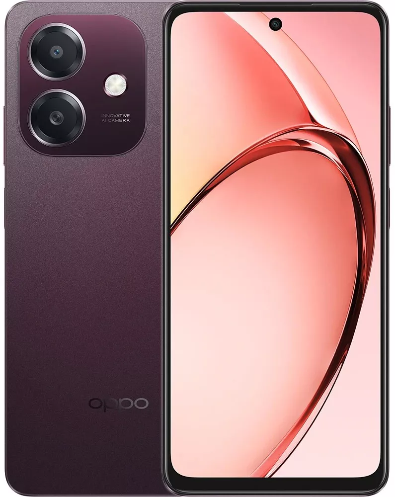 Смартфон Oppo A3x 4/128GB Nebula Red  - фото 1