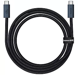 Мультимедийный кабель Baseus Flash 2 Full FeatuRed USB4.0 Type-C - Type-C 8k 60hz 240w 5a 1м 40gbps PD data cable Black (P10311803111-00) - миниатюра 3 Мультимедийный кабель Baseus Flash 2 Full FeatuRed USB4.0 Type-C - Type-C 8k 60hz 240w 5a 1м 40gbps PD data cable Black (P10311803111-00) - миниатюра 3