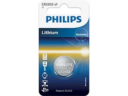 Батарейки Philips CR2032 1 шт.