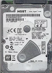 Жорсткий диск для ноутбука Hitachi Travelstar Z5K500 500 GB 2.5 (0J45805_)