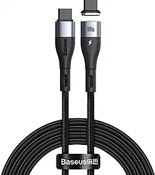 USB Кабель Baseus Zinc Magnetic 100W 1.5M USB Type-C - Type-C Cable Black (CATXC-Q01)