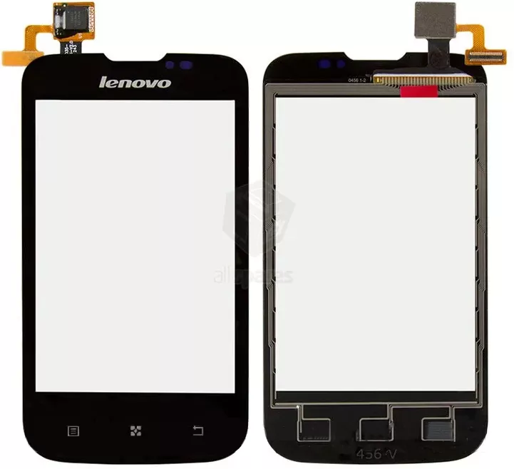Сенсор (тачскрін) Lenovo A60+ (original) Black - фото 1