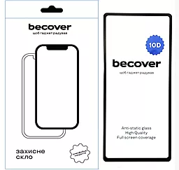 Захисне скло BeCover 10D для Google Pixel 7a Black (711490) - фото Захисне скло BeCover 10D для Google Pixel 7a Black (711490)