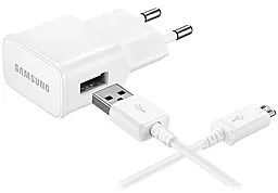 Сетевое зарядное устройство с быстрой зарядкой Samsung Fast Charger + micro USB White (EP-TA20EWEUGRU) - фото Сетевое зарядное устройство с быстрой зарядкой Samsung Fast Charger + micro USB White (EP-TA20EWEUGRU)
