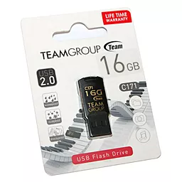 Флешка Team 16GB C171 Black (TC17116GB01) - миниатюра 3