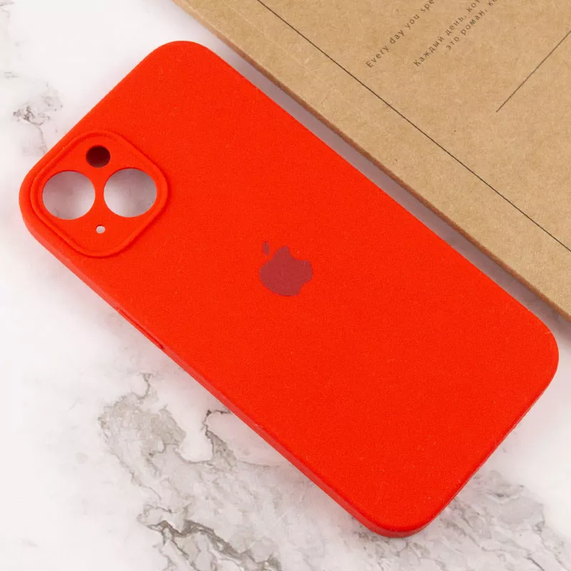 Чохол Silicone Case Full Camera для Apple iPhone 13 Red - фото 3