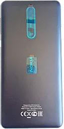 Задняя крышка корпуса Nokia 8 Dual Sim (TA-1004) со стеклом камеры Original Tempered Blue