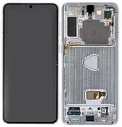 Дисплей Samsung Galaxy S21 Plus G996 с тачскрином и рамкой, original PRC, Silver - фото Дисплей Samsung Galaxy S21 Plus G996 с тачскрином и рамкой, original PRC, Silver