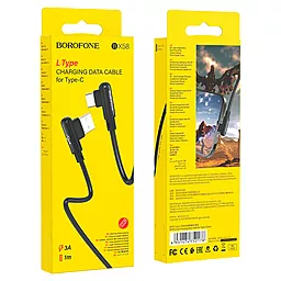 Кабель Borofone BX58 Lucky USB-A - Type-C 15w 3a 1м cable Black - миниатюра 4 Кабель Borofone BX58 Lucky USB-A - Type-C 15w 3a 1м cable Black - миниатюра 4