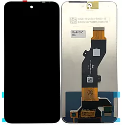 Дисплей Tecno Spark 30C 4G с тачскрином, Black - фото Дисплей Tecno Spark 30C 4G с тачскрином, Black