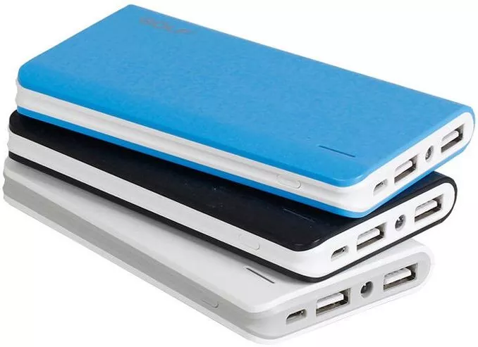 Повербанк GOLF G13 8000 mAh Blue - фото 2