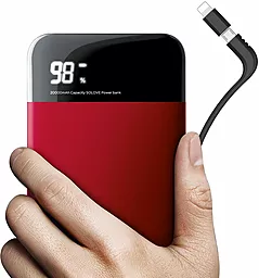 Повербанк Solove A5 20000 mAh Red - фото Повербанк Solove A5 20000 mAh Red