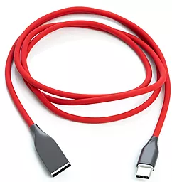 Кабель PowerPlant USB-A - Type-C 12w 2.4a 2м cable Red (CA911394) - мініатюра 2 Кабель PowerPlant USB-A - Type-C 12w 2.4a 2м cable Red (CA911394) - мініатюра 2