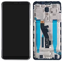 Дисплей Meizu M8, V8 Pro (M813) с тачскрином и рамкой, оригинал, Black - фото Дисплей Meizu M8, V8 Pro (M813) с тачскрином и рамкой, оригинал, Black