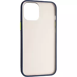 Чехол Gelius Bumper Mat Case Apple iPhone 12 Pro Max Blue