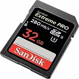 Карта памяти SanDisk SDHC 32GB Extreme Pro Class 10 UHS-II U3 (SDSDXPB-032G-G46)