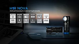 Ліхтарик Olight H1R Nova - мініатюра 8