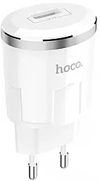 Сетевое зарядное устройство Hoco C37A 2.4a home charger white - фото Сетевое зарядное устройство Hoco C37A 2.4a home charger white