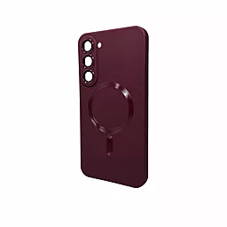 Чохол Cosmic Frame MagSafe Color для Samsung S23 Plus Wine Red