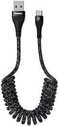 Кабель Remax RC-139m Super USB-A - micro USB 12w 2.4a 1.2м cable Black - фото Кабель Remax RC-139m Super USB-A - micro USB 12w 2.4a 1.2м cable Black