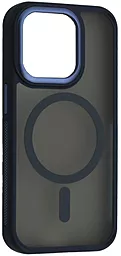 Чохол 1TOUCH New Matte with MagSafe для Apple iPhone 13 Pro Max Dark Blue - фото Чохол 1TOUCH New Matte with MagSafe для Apple iPhone 13 Pro Max Dark Blue