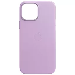 Чохол Epik Leather Case (AA) with MagSafe для Apple iPhone 12 Pro Max (6.7") Elegant purple