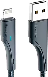 USB Кабель Essager Rousseau 12w 2.4a 0.25m Lightning cable black (EXCL-LSC01)