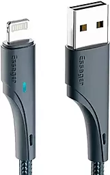 Кабель Essager Rousseau USB-A - Lightning 12w 2.4a 0.25м cable Black (EXCL-LSC01)