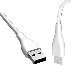 Кабель WUW X103 USB-A - micro USB 12w 2.4a 1.2м cable White