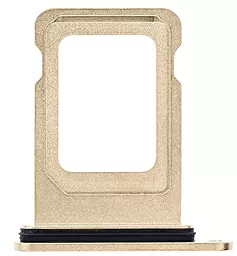 Держатель (лоток) Сим карты Apple iPhone 13 Pro / iPhone 13 Pro Max Single SIM Gold - фото Держатель (лоток) Сим карты Apple iPhone 13 Pro / iPhone 13 Pro Max Single SIM Gold