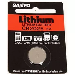 Батарейки Sanyo CR2025 1 шт. 3 V