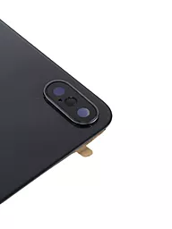 Задня кришка корпусу Apple iPhone X зі склом камери Space Gray - мініатюра 3