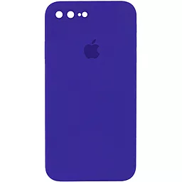 Чехол Silicone Case Full Camera Square для Apple iPhone 7 Plus, iPhone 8 Plus Ultra Violet