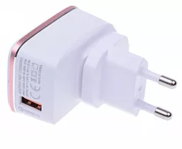 Мережевий зарядний пристрій з швидкою зарядкою LDNio QС 2.0 USB 2.4A + micro USB Cable White (DL-A1204Q) - мініатюра 4