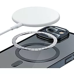 Чехол Baseus Glitter Series Magnetic Case +Glass 0.22mm для Apple iPhone 14 Black (ARMC010001) - миниатюра 3