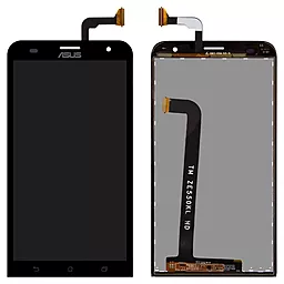 Дисплей Asus ZenFone 2 Laser ZE550KL (Z00LD, Z00LDD) с тачскрином, Black - фото Дисплей Asus ZenFone 2 Laser ZE550KL (Z00LD, Z00LDD) с тачскрином, Black