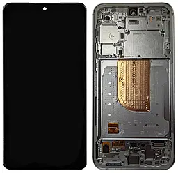 Дисплей Samsung Galaxy S23 FE S711 с тачскрином и рамкой, сервисный оригинал, Graphite - фото Дисплей Samsung Galaxy S23 FE S711 с тачскрином и рамкой, сервисный оригинал, Graphite