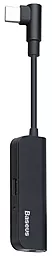 Аудіо-перехідник Baseus USB Type-C - Sound AUX 3.5мм + USB Type-C Port Black (CALT53-01)