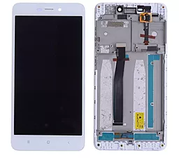 Дисплей Xiaomi Redmi 4A с тачскрином и рамкой, оригинал, White