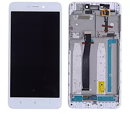 Дисплей Xiaomi Redmi 4A с тачскрином и рамкой, оригинал, White - фото Дисплей Xiaomi Redmi 4A с тачскрином и рамкой, оригинал, White