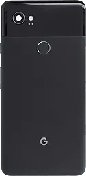 Задняя крышка корпуса Google Pixel 2 XL со стеклом камеры, Original, Just Black
