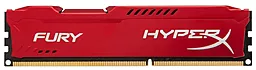 Оперативна пам'ять HyperX DDR3 8Gb 1866MHz Fury Red (HX318C10FR/8)