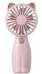 Портативный вентилятор NICHOSI XQ14720 (2xAAA) Pink - фото Портативный вентилятор NICHOSI XQ14720 (2xAAA) Pink