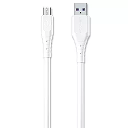 Кабель WK WDC-152 Wargod USB-A - micro USB 30w 6a 1м cable White - фото Кабель WK WDC-152 Wargod USB-A - micro USB 30w 6a 1м cable White