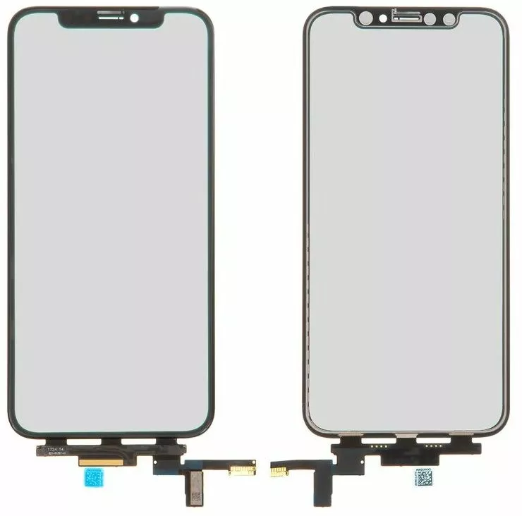 Сенсор (тачскрін) Apple iPhone X (з коротким шлейфом), (з OCA плівкою), оригінал, Black - фото 1