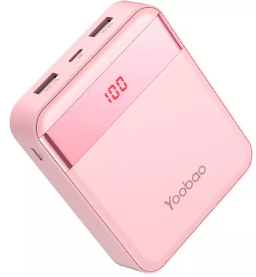 Повербанк Yoobao M4 Pro 10000 mAh Pink - фото 1